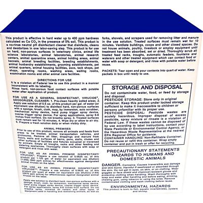 Image showing  Novocide-CPV One Step Disinfectant Cleaner Packets with Spray Bottle, 1/2 oz., 12 ct.