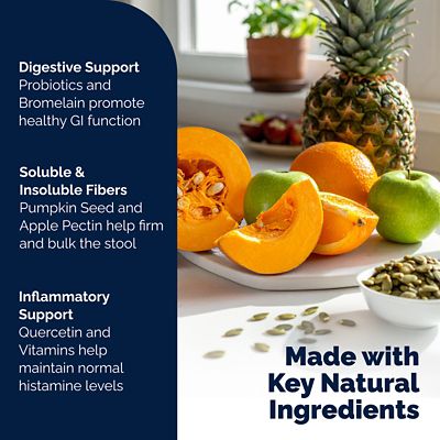 Image showing  Anal Gland Support Soft Chews for Dogs, Peanut Butter Flavor