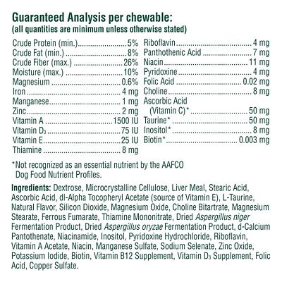 Image showing  Senior Daily Multivitamin Chewable Tablets for Dogs, 60 ct.