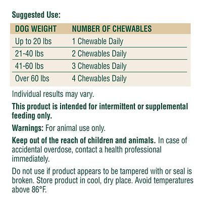 Image showing  Senior Daily Multivitamin Chewable Tablets for Dogs, 60 ct.