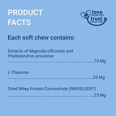 Image showing  Behavioral Health Supplement Soft Chews for Small to Medium Dogs and Large Cats, 75 ct.