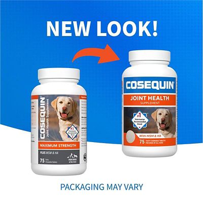 Image showing  Maximum Strength Plus MSM and HA Chew Tablets for Dogs, 75 ct.