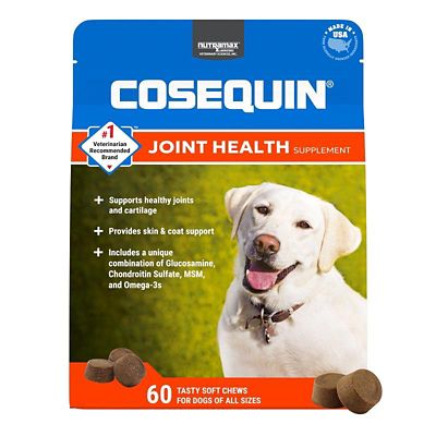 Cosequin Max Strength Joint Supplement with MSM Plus Omega-3s for Dogs