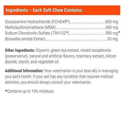 Image showing  Max Strength Joint Supplement with MSM Plus Omega-3s for Dogs