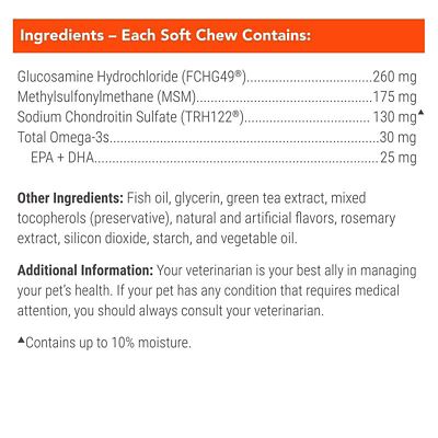 Image showing  Minis Maximum Strength Joint Supplement Soft Chews for Small Dogs, 45 ct.