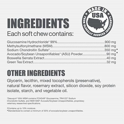 Image showing  with MSM Joint Health Supplement Soft Chews for Large Dogs Over 60 lb., 150 ct.