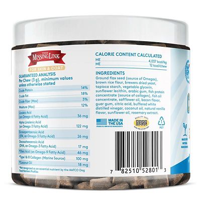 Image showing  Collagen Care Skin and Coat Health Supplement Soft Chews for Adult Dogs, 60 ct.