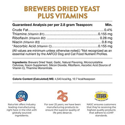 Image showing  Brewers Dried Yeast Formula Supplement Powder for Dogs and Cats, 4 lb.