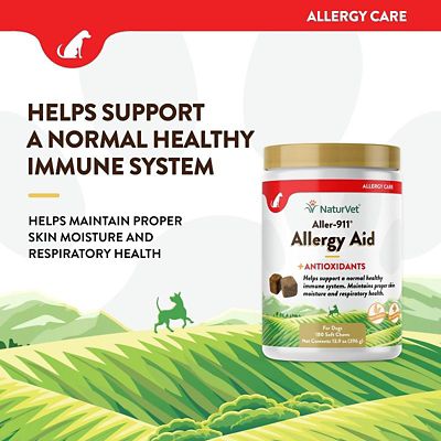 Image showing  Aller-911 Allergy Aid Plus Antioxidants Soft Chews for Dogs and Cats, 180 ct.