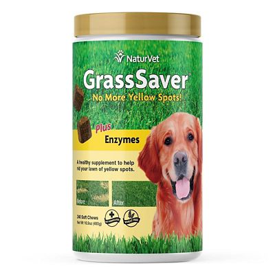 NaturVet GrassSaver Urine Supplement Soft Chews for Dogs