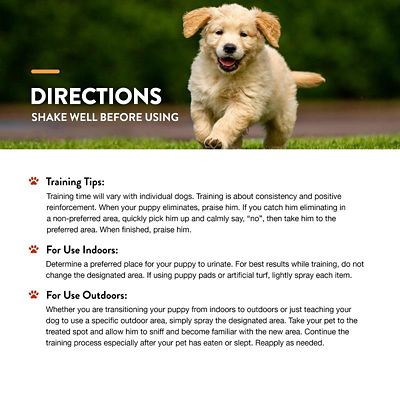 Image showing  Potty Here Training Aid Spray, 32 oz.