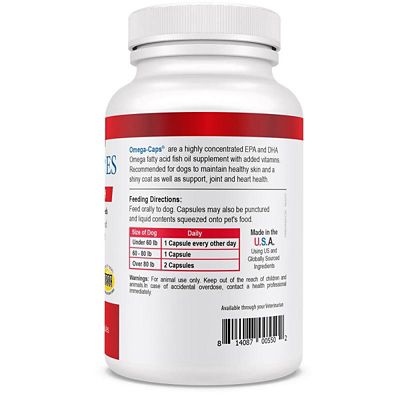 Image showing  Omega-Caps Extra Strength Supplement for Large Dogs, 60 ct.