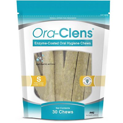 Ora-Clens Enzyme Coated Oral Hygiene Dog Chew Treats