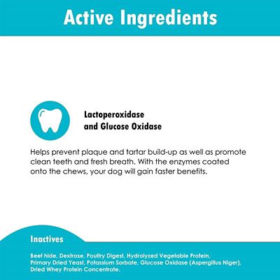 Image showing  Enzyme Coated Oral Hygiene Dog Chew Treats