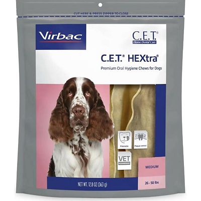 C.E.T. Dental HEXtra Dental Dog Chews