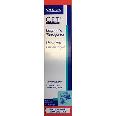 C.E.T. Dental Enzymatic Pet Toothpaste, Malt Flavor, 2.5 oz.