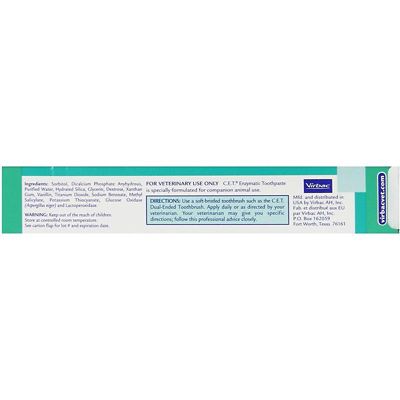 Image showing  Dental Enzymatic Pet Toothpaste, Vanilla Mint Flavor, 2.5 oz.