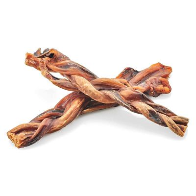 Image showing  Braided Pork Pizzle Dog Chew Sticks, 5-6 in., 10 ct.