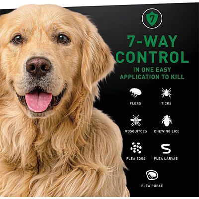 Image showing  Fast-Acting Flea and Tick Treatment for Large Dogs 45-88 lb., 3 ct.