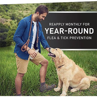 Image showing  Fast-Acting Flea and Tick Treatment for Large Dogs 45-88 lb., 3 ct.