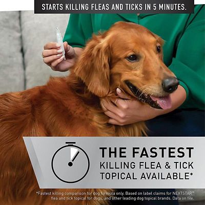 Image showing  Fast-Acting Flea and Tick Treatment for Large Dogs 45-88 lb., 3 ct.