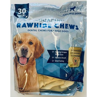 Clenz-A-Dent Rawhide Dental Dog Chews