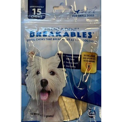 Clenz-A-Dent Breakables Dental Dog Chews, 15 ct.