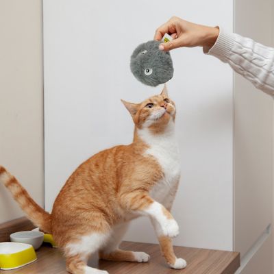 Image showing  Chirp N Play Fluffy Kitty Balls, Interactive Cat Toy 3-Pack with Sound