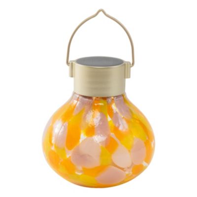 Image showing  Solar Glass Tea Lantern - Mai Tai