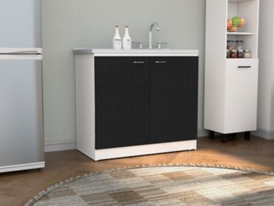 Image showing  Napoles Utility Sink, Black