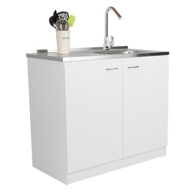 Tuhome Napoles Utility Sink, White