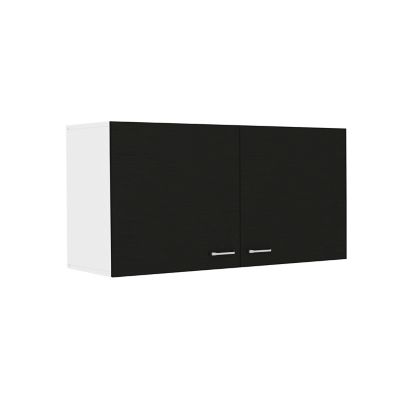 Tuhome Napoles Wall Cabinet White - Black