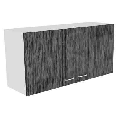 Tuhome 39.3 in. x 19.3 in. Napoles Wall Cabinet, White/Smokey Oak