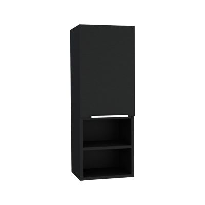 Tuhome Mila 32.17 in. x 11.81 in. x 10.04 in. Medicine Cabinet, Black