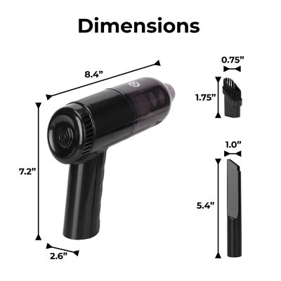 Image showing 8 th Techko Portable Cordless Car Vacuum Onyx
