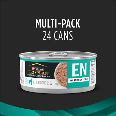 Image showing  Veterinary Diets EN Gastroenteric Feline Formula Wet Cat Food, 5.5 oz., Pack of 24 Cans