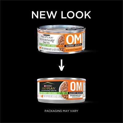 Image showing  Veterinary Diets Adult OM Savory Selects Turkey Recipe Wet Cat Food, 5.5 oz., Pack of 24 Cans