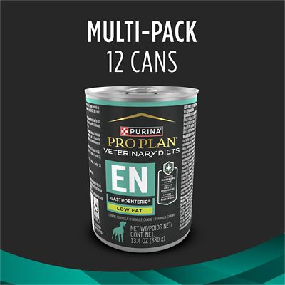 Image showing  Veterinary Diets EN Gastroenteric Low Fat Canine Formula Wet Dog Food, 13.4 oz., Pack of 12 Cans