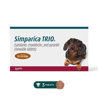 Image showing  Trio Chewable Tablets for Dogs
