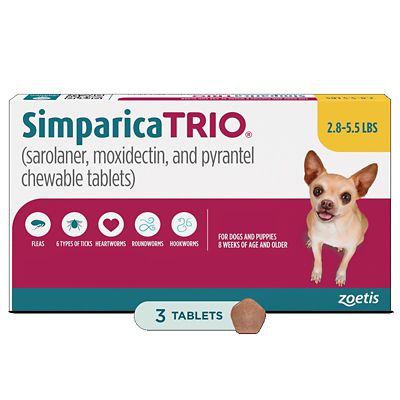 Image showing  Trio Chewable Tablets for Dogs
