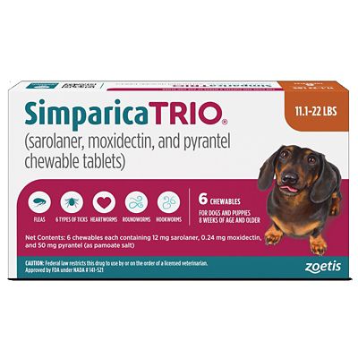 Image showing  Trio Chewable Tablets for Dogs