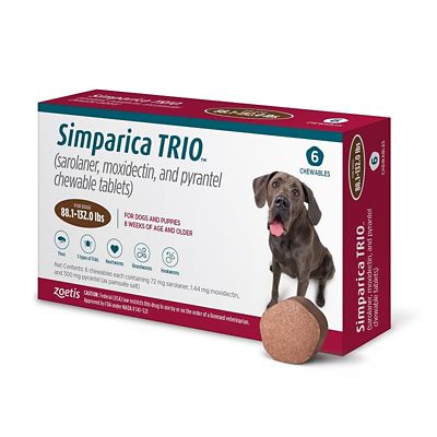 Image showing  Trio Chewable Tablets for Dogs