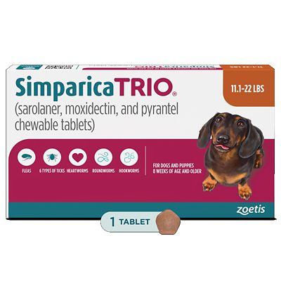 Image showing  Trio Chewable Tablets for Dogs