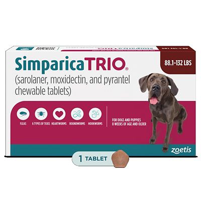 Image showing  Trio Chewable Tablets for Dogs