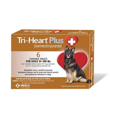 Tri-Heart Plus Chewable Tablets for Dogs
