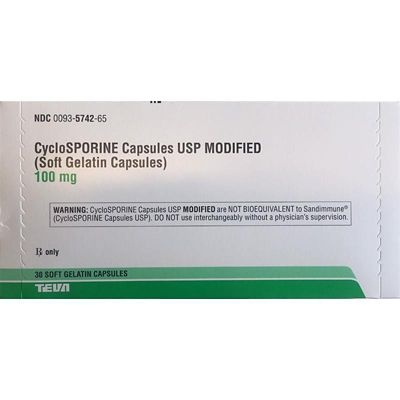Cyclosporine Capsules, Modified, 30 ct.