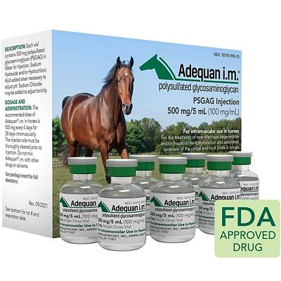 Image showing  Equine I.M., 500 mg/5 mL,7 x 5 mL