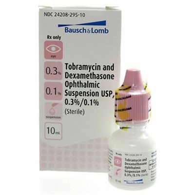 Tobramycin 0.3% and Dexamethasone 0.1% Ophthalmic Suspension
