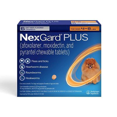 Image showing  PLUS Flea, Tick & Worm Treatment Chewables for Dogs