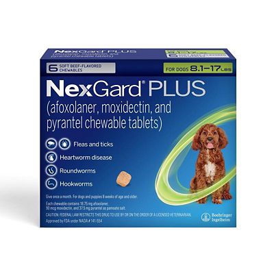 Image showing  PLUS Flea, Tick & Worm Treatment Chewables for Dogs